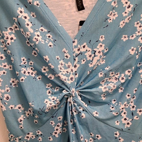 ❤️ NWT Sansara Floral Dress Women's Small Twist Front Sleeveless Dress - Picture 8 of 12